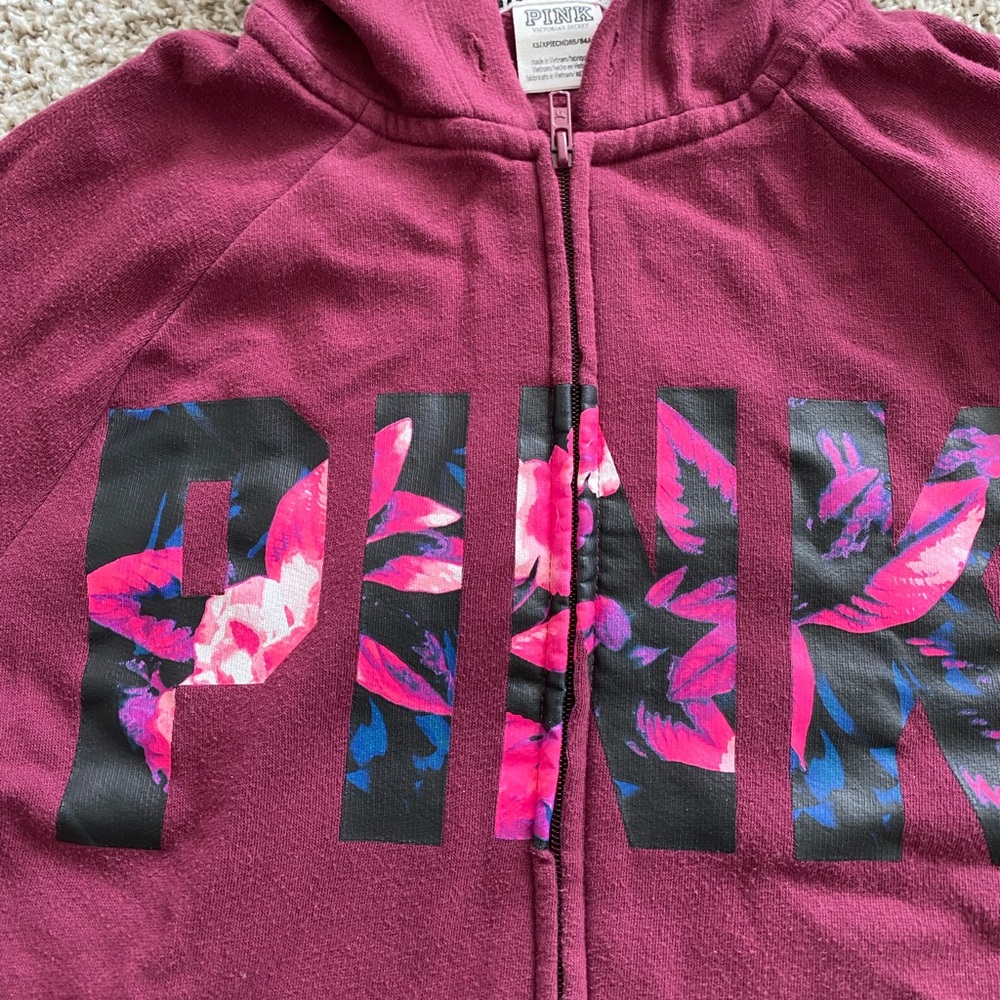 Pink hoodie size x-small XS